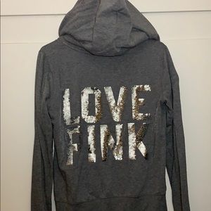 LOVE PINK Sequin Hoodie